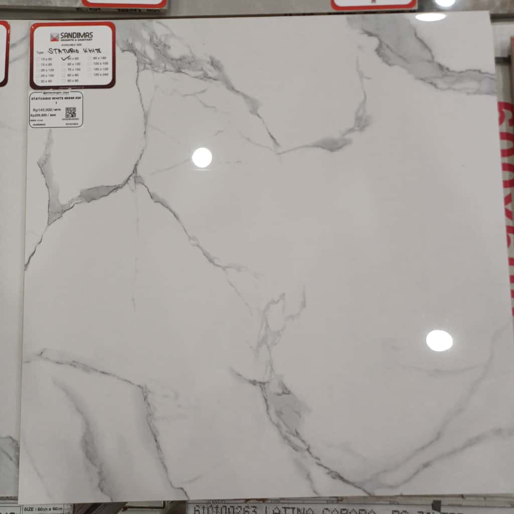 SANDIMAS STATURIO WHITE POLISH 60x60